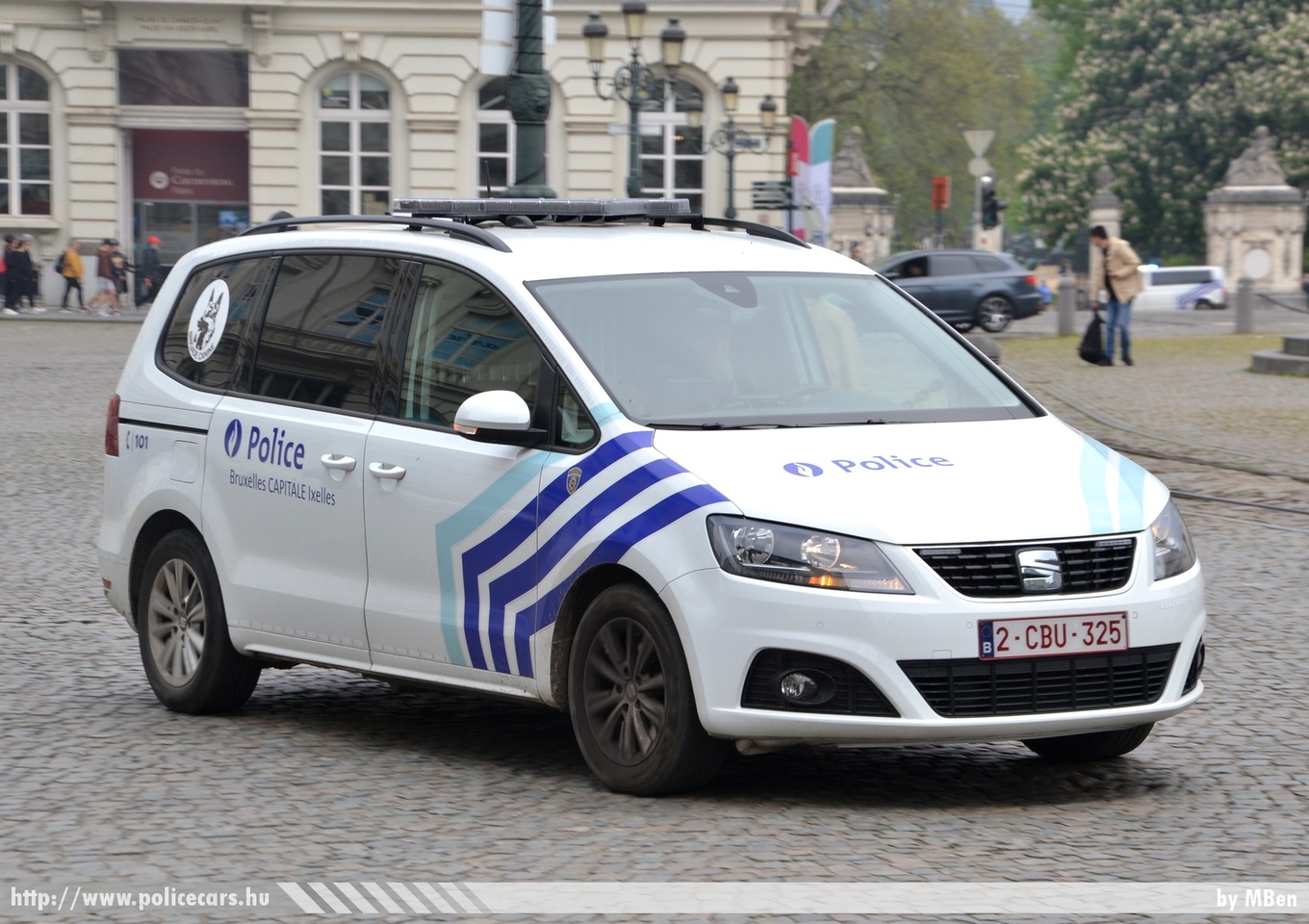 Seat Alhambra, Politie Brussel Hoofstad Elsene - Police Bruxelles Capitale Ixelles, fotó: MBen
Keywords: belga Belgium rendőr rendőrautó rendőrség belgian police policecar
