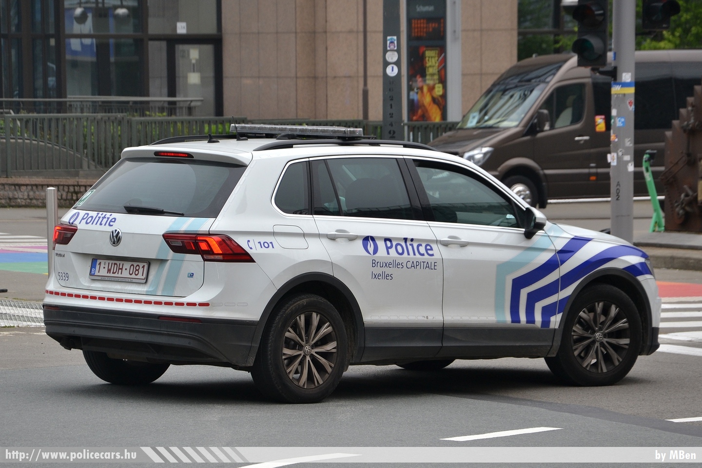 Volkswagen Tiguan, Politie Brussel Hoofstad Elsene - Police Bruxelles Capitale Ixelles, fotó: MBen
Keywords: belga Belgium rendőr rendőrautó rendőrség belgian police policecar