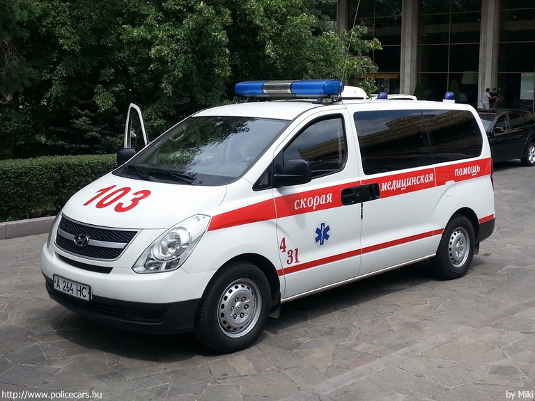 Hyundai H1 Tour, fotó: Miki
Keywords: kazah Kazahsztán mentő mentőautó kazahstan ambulance
