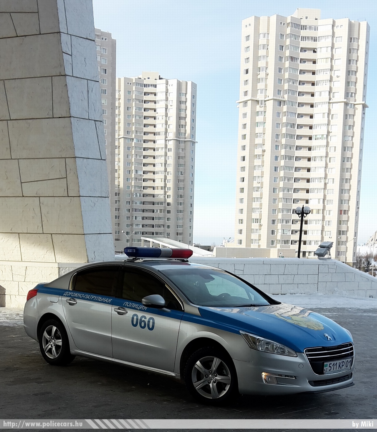 Peugeot 508, fotó: Miki
Keywords: kazah Kazahsztán rendőr rendőrautó rendőrség Kazakhstan police policecar