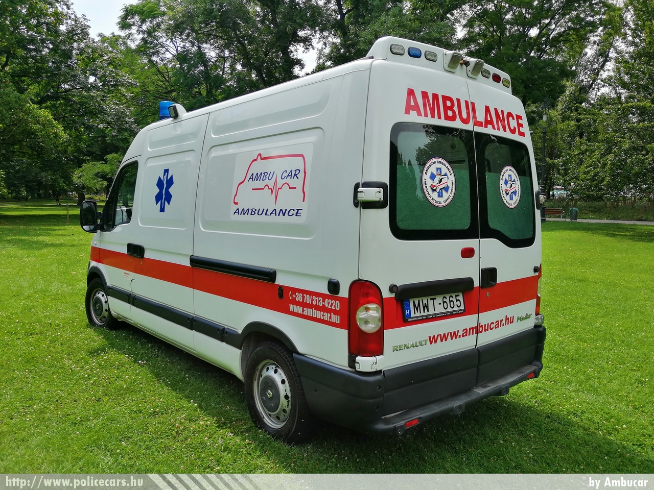 Renault Master, Ambucar Mentõszolgálat, fotó: Ambucar
Keywords: mentő mentőautó magyar Magyarország hungarian Hungary ambulance MWT-665