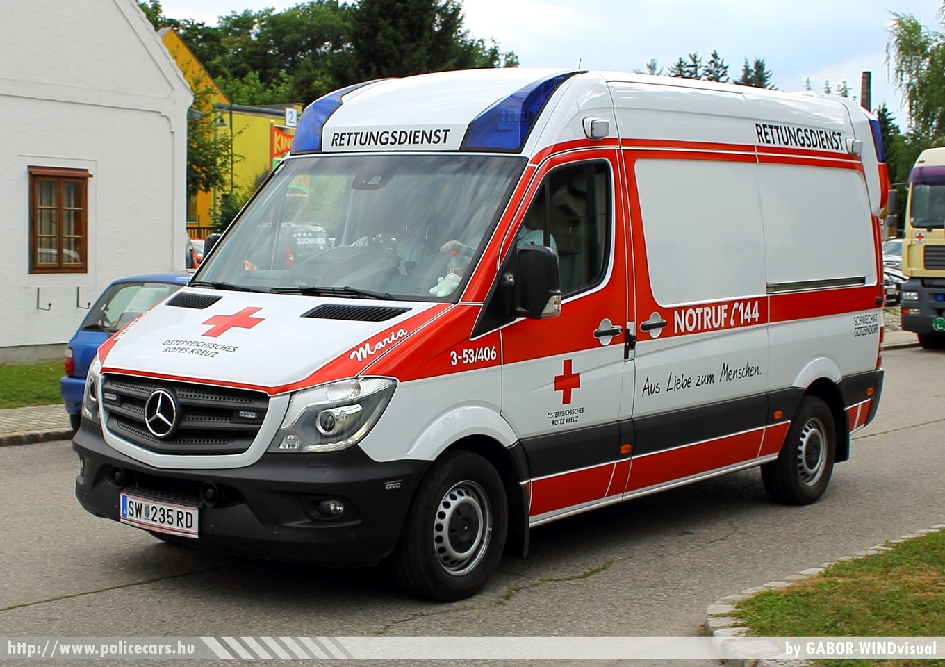 Mercedes Sprinter II facelift, Österreichisches Rotes Kreuz, fotó: GABOR- WINDvisual
Keywords: osztrák Ausztria mentő mentőautó ambulance austrian Austria