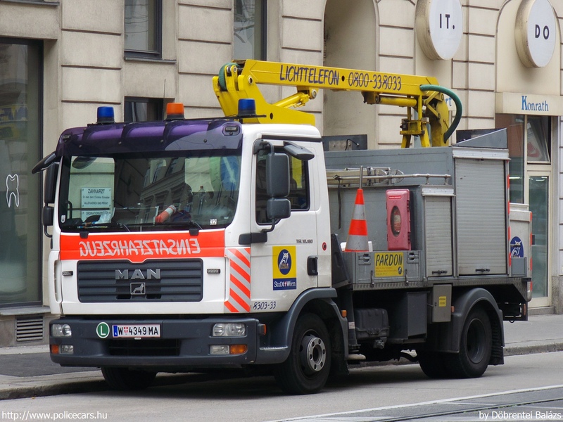 MAN LE 10.180, Wiener Magistratsabteilung 33, fotó: Döbrentei Balázs
Keywords: osztrák Ausztria