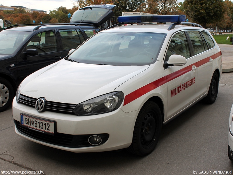 Volkswagen Golf VI Variant, fotó: GABOR-WINDvisual
Keywords: Ausztria osztrák rendőr rendőrautó rendőrség katonai