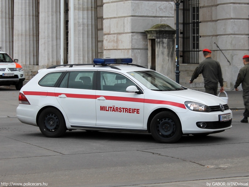 Volkswagen Golf VI Variant, fotó: GABOR-WINDvisual
Keywords: Ausztria osztrák rendőr rendőrautó rendőrség katonai