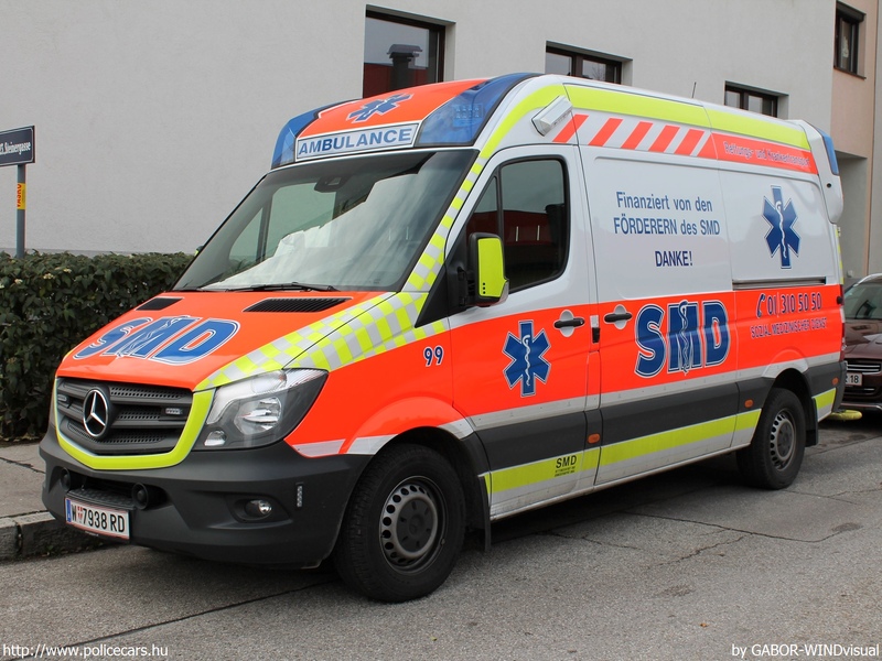 Mercedes-Benz Sprinter II facelift, fotó: GABOR-WINDvisual
Keywords: osztrák Ausztria mentő mentőautó W7938RD