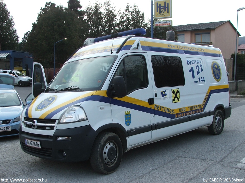 Opel Movano, állatmentõ, fotó: GABOR-WINDvisual
Keywords: osztrák Ausztria mentő mentőautó TU-576DP állatmentő