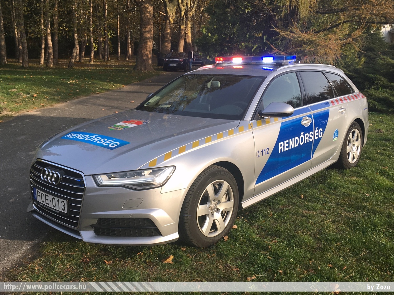 Audi A6 Avant quattro, fotó: Zozo
Keywords: rendőr rendőrautó rendőrség magyar Magyarország PCE-013 police policecar Hungary hungaria