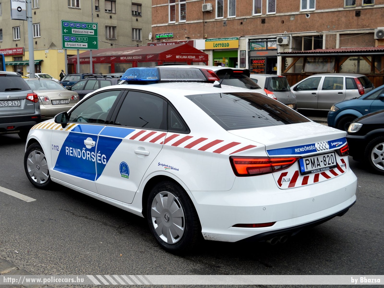 Audi A3 Limousine TFSI, fotó: Bbazsa
Keywords: PMA-820 rendőr rendőrautó rendőrség magyar Magyarország police policecar Hungary hungarian