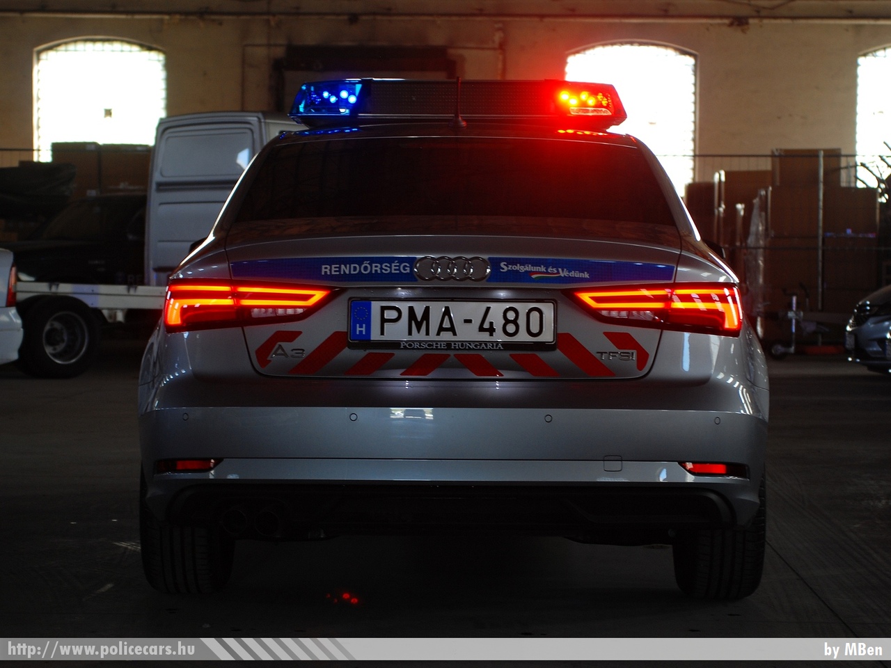 Audi A3 Limousine TFSI, fotó: MBen
Keywords: PMA-480 rendőr rendőrautó rendőrség magyar Magyarország police policecar Hungary hungarian