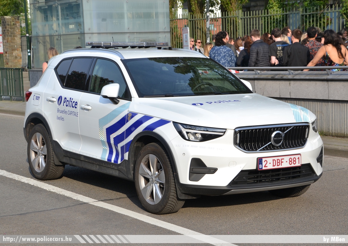 Volvo XC40, Police Bruxelles Capitale Ixelles, fotó: MBen
Keywords: belga Belgium rendőr rendőrautó rendőrség belgian police policecar