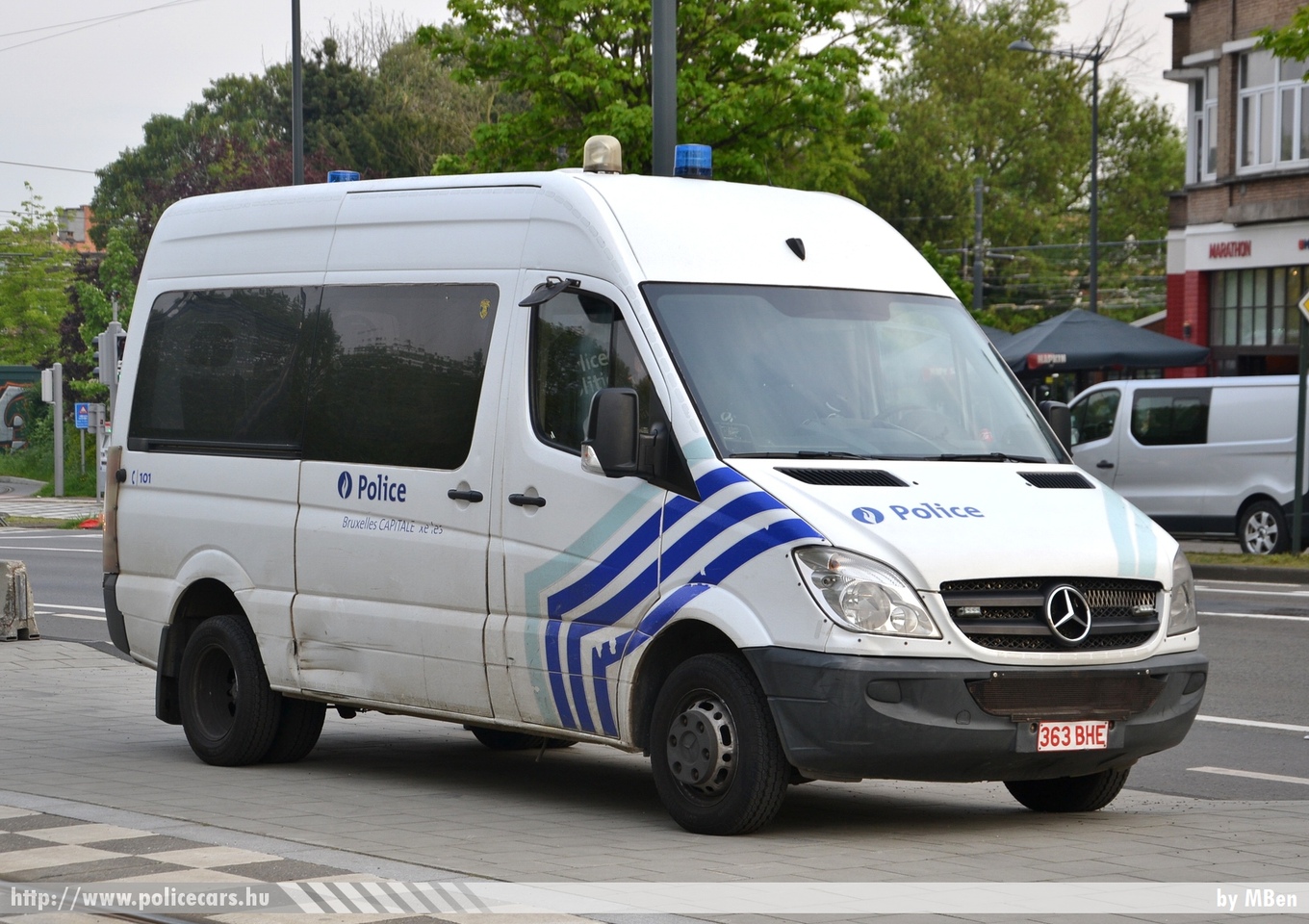 Mercedes Sprinter II, Police Bruxelles Capitale Ixelles, fotó: MBen
Keywords: belga Belgium rendőr rendőrautó rendőrség belgian police policecar