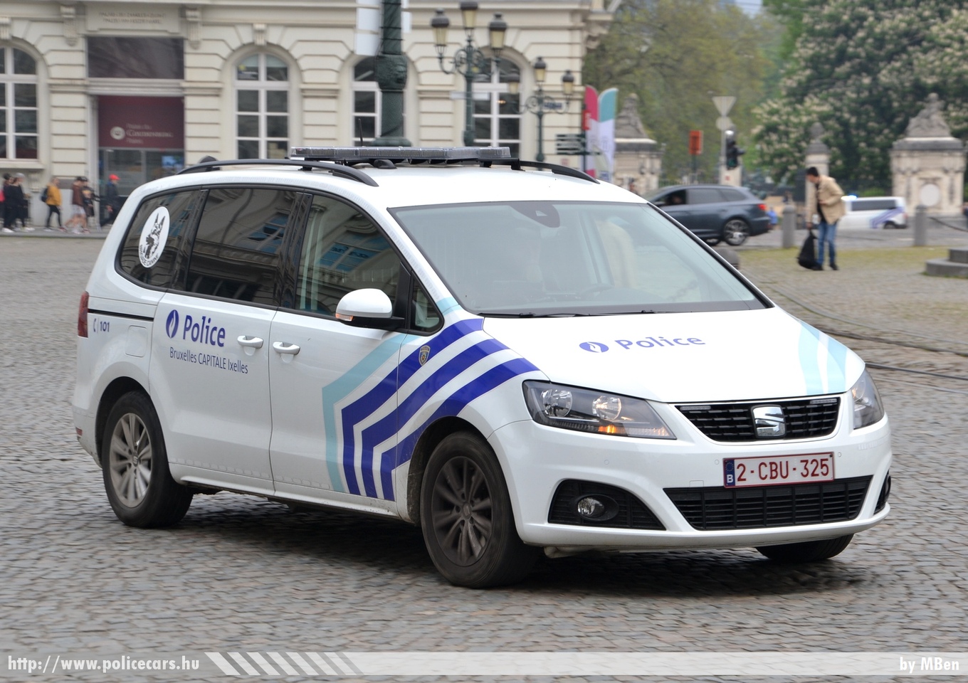 Seat Alhambra, Politie Brussel Hoofstad Elsene - Police Bruxelles Capitale Ixelles, fotó: MBen
Keywords: belga Belgium rendőr rendőrautó rendőrség belgian police policecar