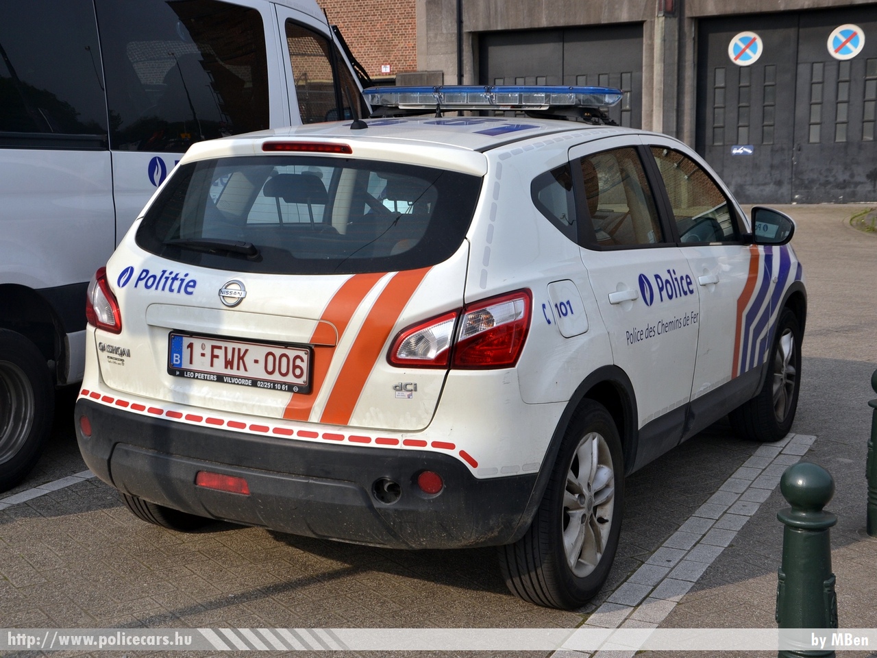 Nissan Qashqai, Spoorwegpolitie - Police des Chemins de Fer, fotó: MBen
Keywords: belga Belgium rendőr rendőrautó rendőrség belgian police policecar