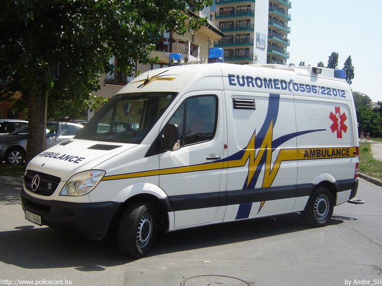 Mercedes Sprinter II 315 CDi, fotó: Andor_SU
Keywords: bolgár Bulgária mentő mentőautó