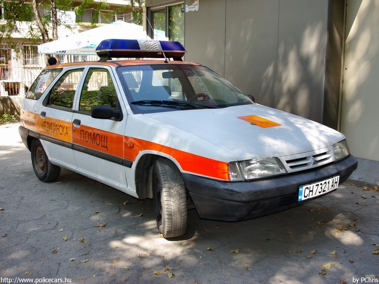 Citroen ZX, fotó: PChris
Keywords: mentő mentőautó Bulgária bolgár