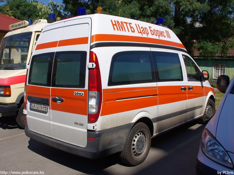 Mercedes-Benz Vito 111 CDi, fotó: PChris
Keywords: mentő mentőautó Bulgária bolgár