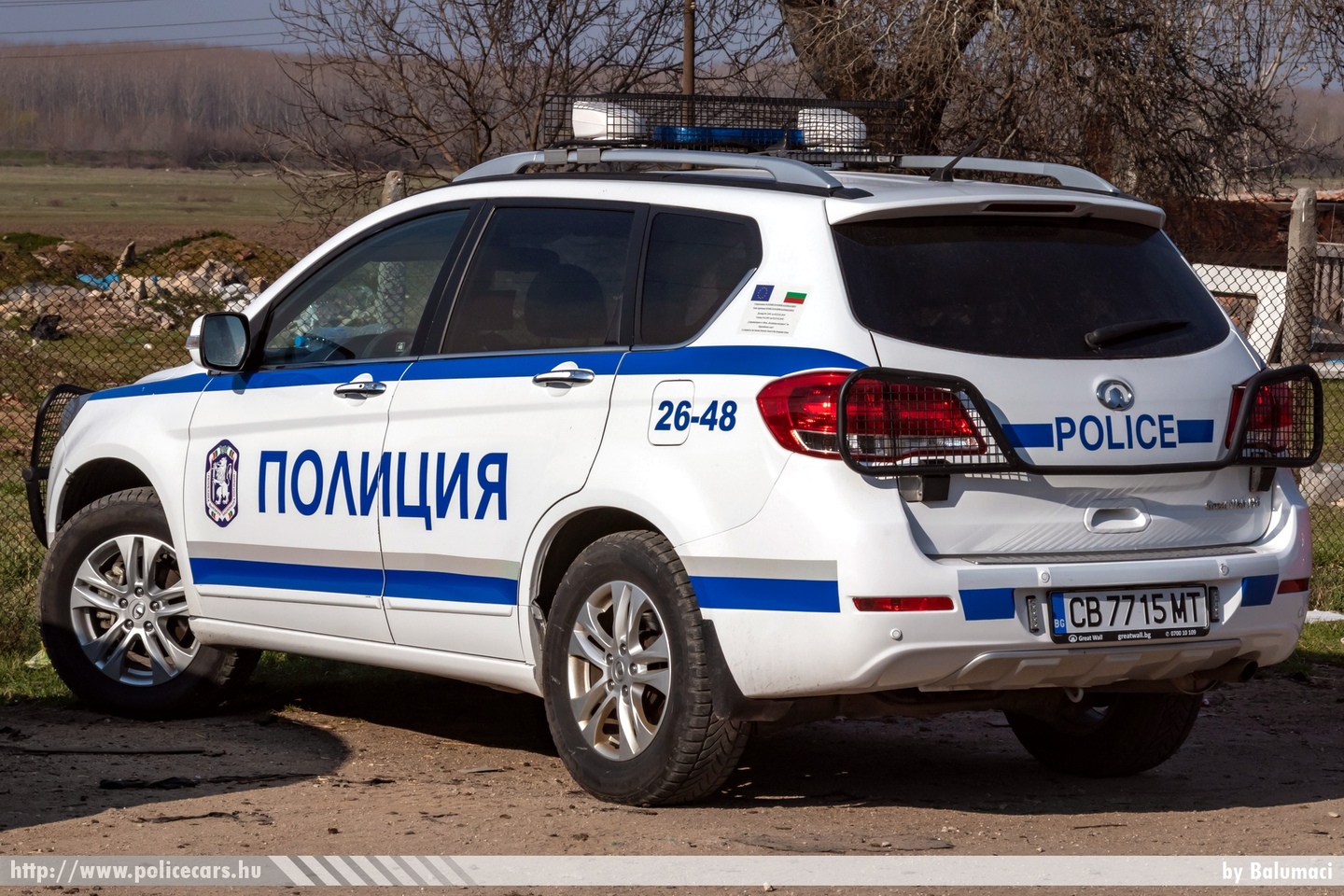 Great Wall H6, fotó: Balumaci
Keywords: bolgár Bulgária police policecar rendőr rendőrautó rendőrség Bulgarian