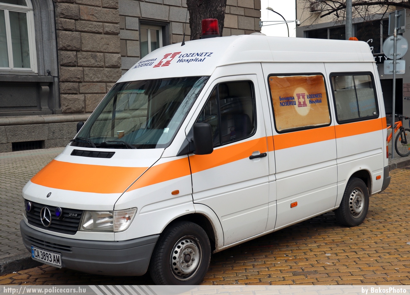 Mercedes Sprinter, Lozenetz Hospital, fotó: BakosPhoto
Keywords: bolgár Bulgária mentő mentőautó bulgarian ambulance
