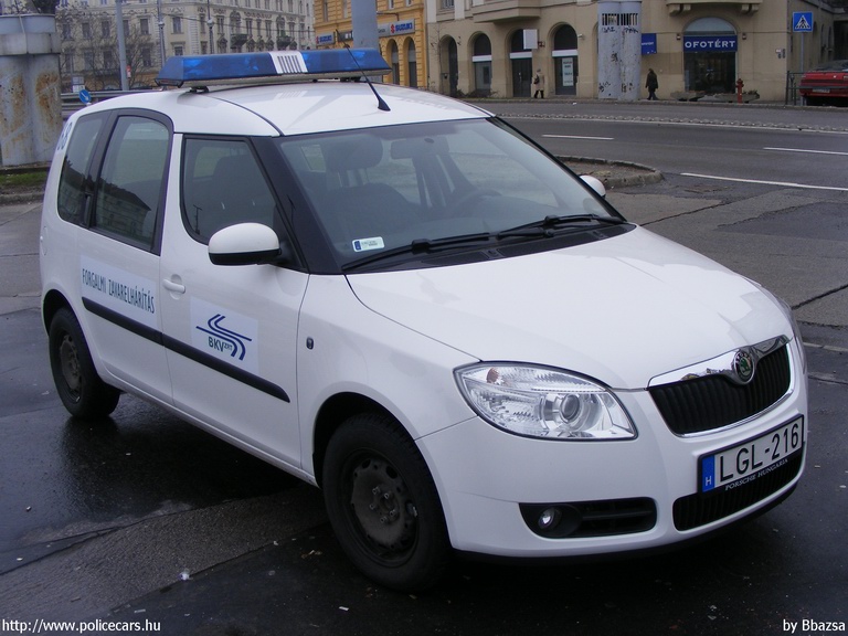 Skoda Roomster, Budapesti Közlekedési Vállalat Zrt., fotó: Bbazsa
Keywords: BKV LGL-216