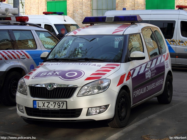  Skoda Roomster, Budapesti Közlekedési Központ, fotó: HNorbert 
Keywords: BKK BKV LXZ-797