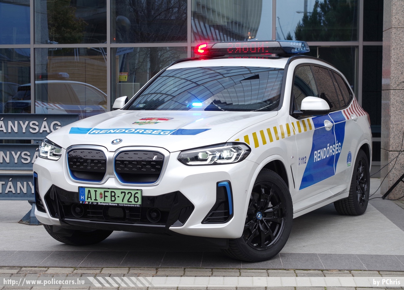 BMW iX3, fotó: PChris
Keywords: magyar Magyarország rendőr rendőrautó rendőrség Hungary hungarian police policecar AIFB-726
