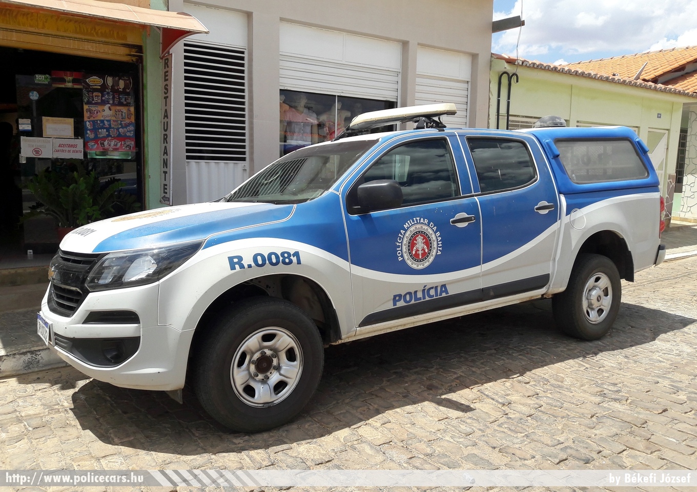 Chevrolet Colorado, Policia Militar da Bahia, fotó: Békefi József
Keywords: rendőr rendőrautó rendőrség Brazília brazil police policecar katonai military