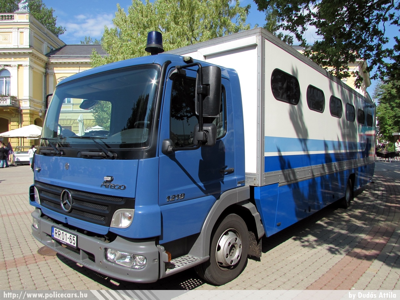Mercedes Atego 1218, fotó: Dudás Attila
Keywords: BV RR01-65  BV magyar Magyarország Hungary hungarian prison  Büntetés-végrehajtás