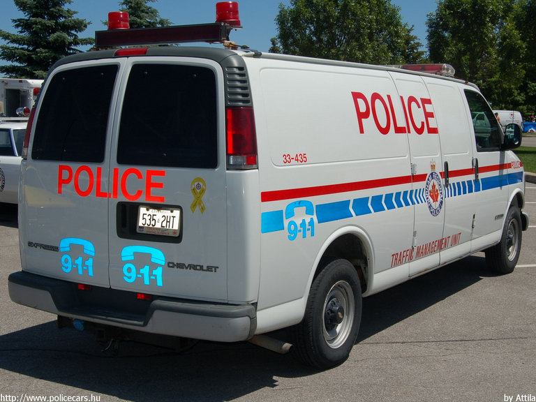 Chevrolet Express, fotó: Attila 
Keywords: kanadai Kanada Canada canadian policecar police rendőr rendőrautó rendőrség