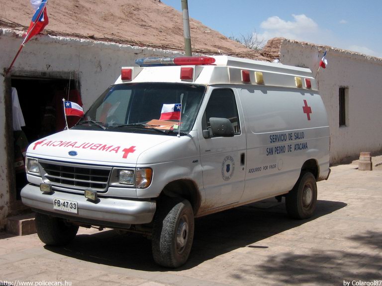 Ford E-350, fotó: Colargol87
Keywords: mentő mentőautó Chile chilei