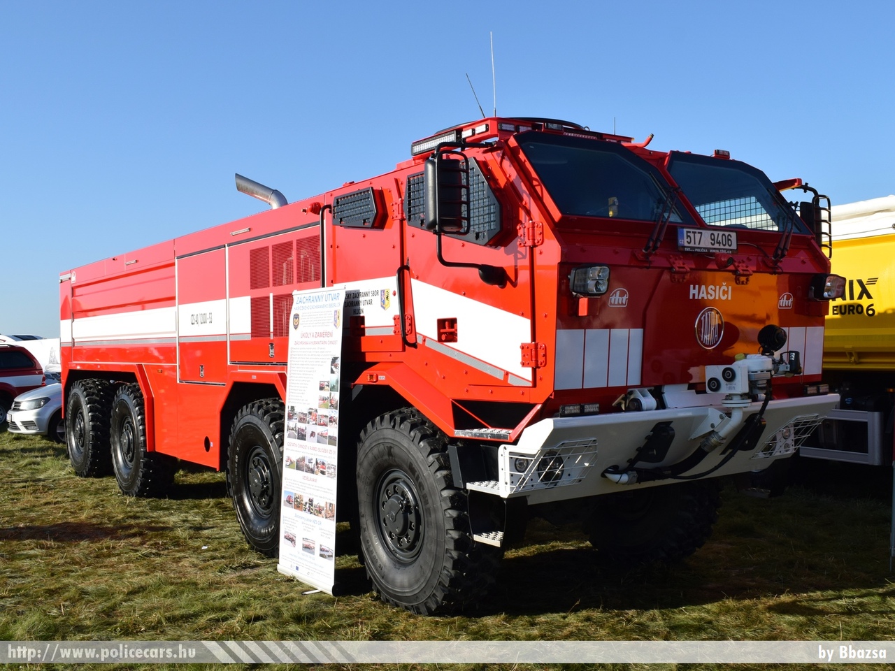 Tatra Titan T815-7M0RC1.371 8X8.1 CZS40 12000/S3, Hlucin, fotó: Bbazsa
Keywords: Czech cseh Csehország tûzoltó tûzoltóautó fire firetruck