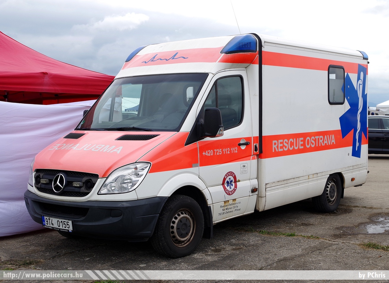 Mercedes-Benz Sprinter II, Rescue Ostrava s.r.o., fotó: PChris
Keywords: cseh Csehország czech mentő mentőautó ambulance