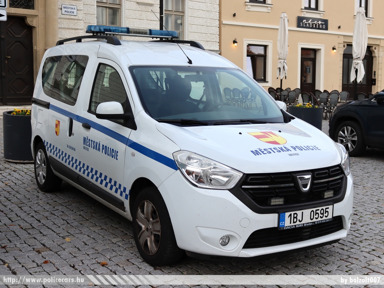 Dacia Dokker, Městská policie Valtice, fotó: balzolt007
Keywords: cseh Csehország czech police policecar rendőrautó rendőr