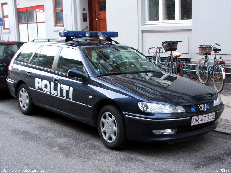 Peugeot 406, fotó: PChris
Keywords: rendőr rendőrautó rendőrség dán Dánia