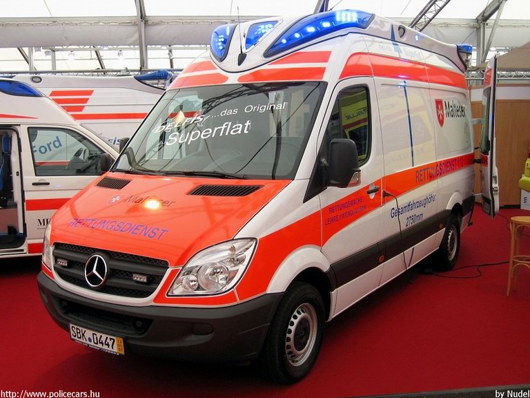 Mercedes Sprinter II, fotó: Nudel
Keywords: német Németország mentő mentőautó