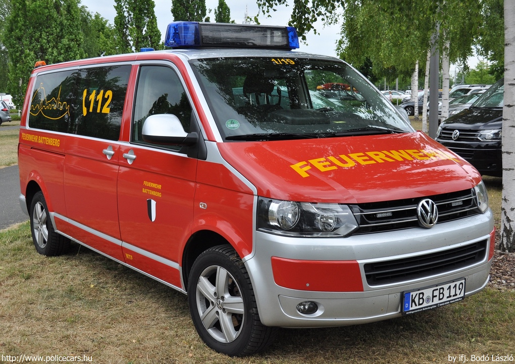 Volkswagen Transporter T5 facelift, Battenberg, fotó: ifj. Bodó László
Keywords: német Németország tûzoltó tûzoltóautó tûzoltóság Germany german fire firetruck