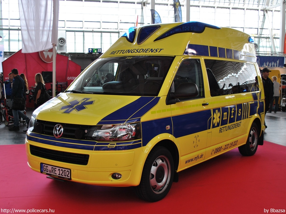 Volkswagen Transporter T5, MFS, fotó: Bbazsa
Keywords: német németország mentő mentőautó