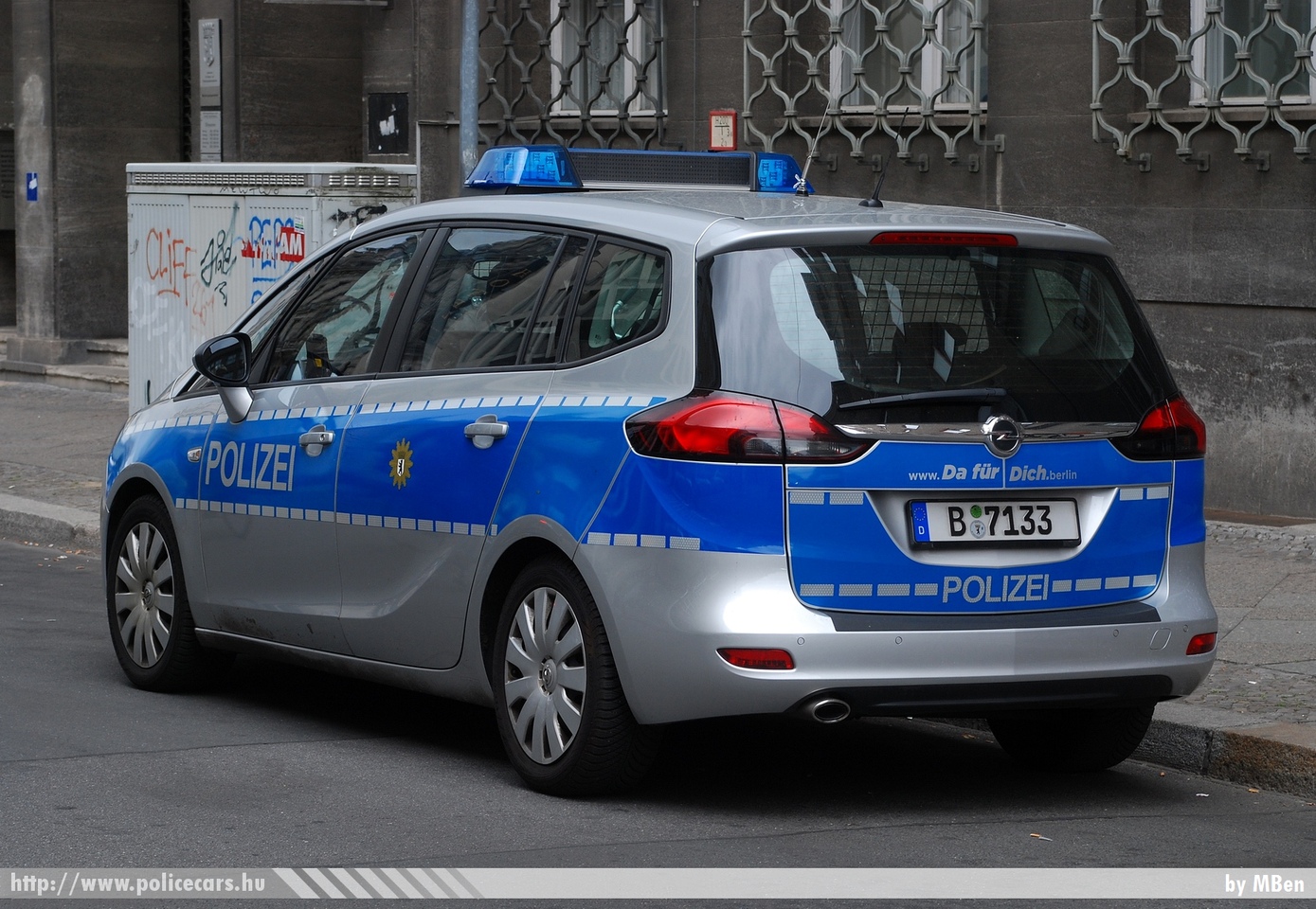 Opel Zafira Tourer, Berlin, fotó: MBen
Keywords: német Németország rendőr rendőrautó rendőrség german Germany police policecar