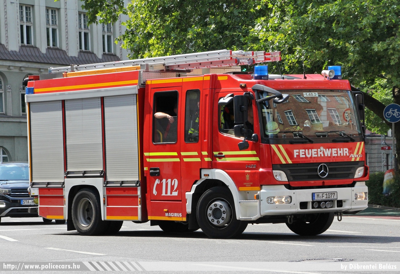 Mercedes Atego 1429 Magirus HLF 20/16, Berufsfeuerwehr München, fotó: Döbrentei Balázs
Keywords: német Németország tûzoltó tûzoltóautó tûzoltóság Germany german fire firetruck