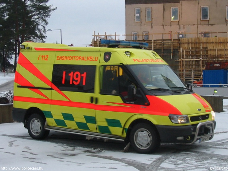 Ford Transit, fotó: Marcito
Keywords: mentő mentőautó finn Finnország