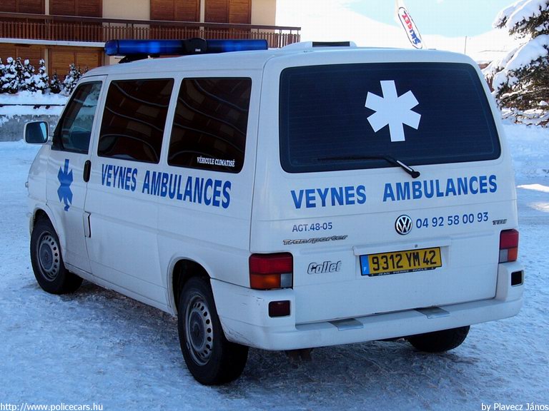 VW Transporter T4, fotó: Plavecz János
Keywords: mentő mentőautó Franciaország francia