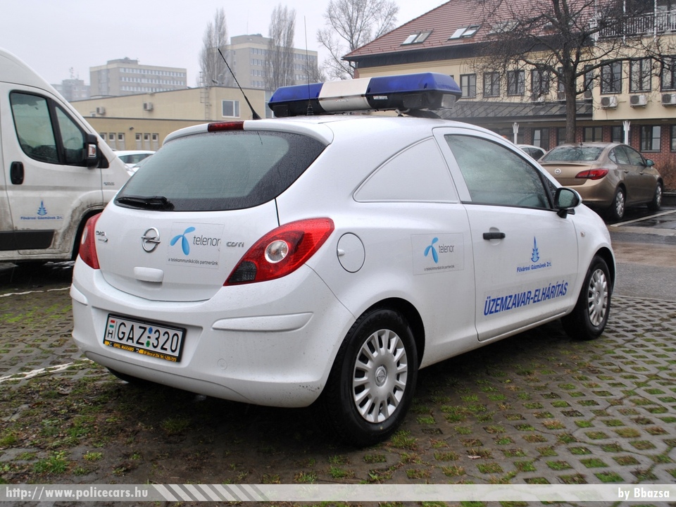 Opel Corsa Van, Fõvárosi Gázmûvek Zrt., Budapest, fotó: Bbazsa
Keywords: gáz gázmûvek magyar Magyarország GAZ-320