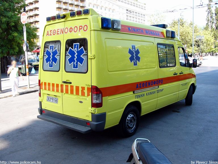 Mercedes Sprinter, fotó: Plavecz János
Keywords: mentő mentőautó Görögország görög
