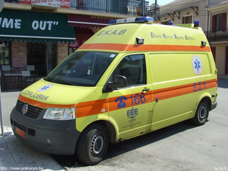 Volkswagen Transporter T5, fotó: Sz.S.
Keywords: mentő mentőautó Görögország görög