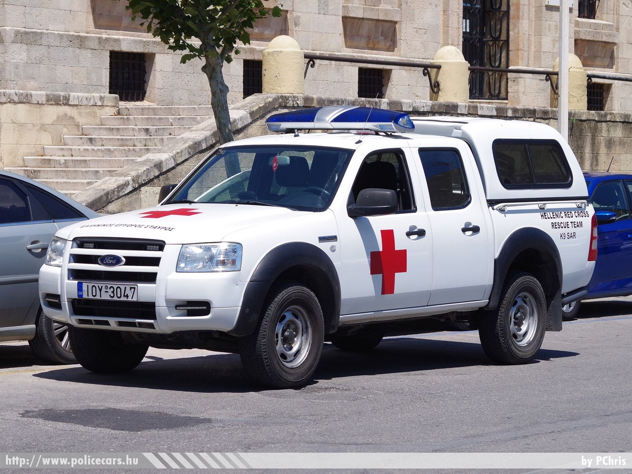 Ford Ranger, Hellenic Red Cross, fotó: PChris
Keywords: görög Görögország mentő mentőautó Greece greek ambulance