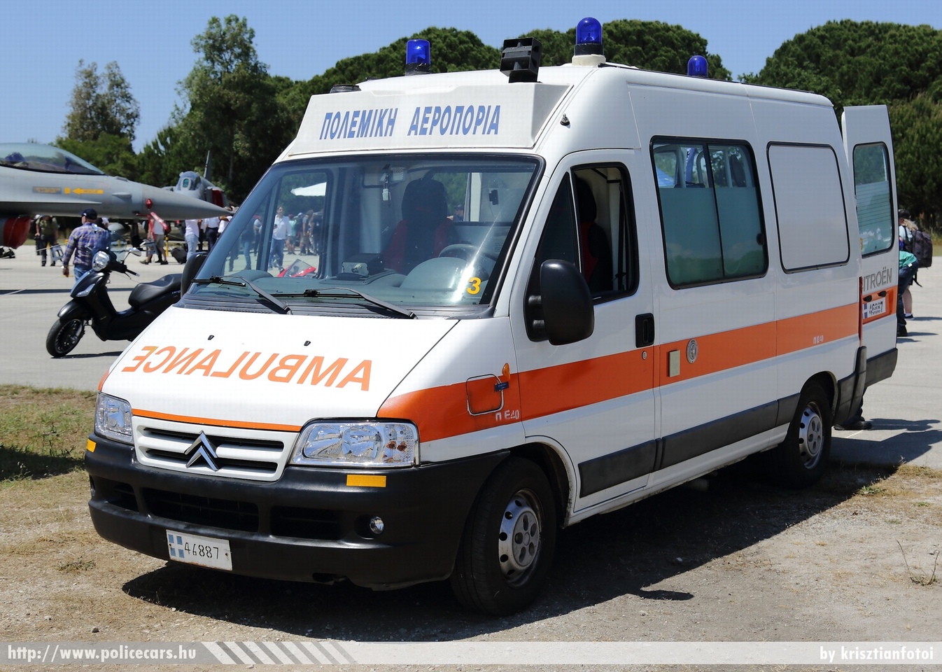 Citroen Jumper, görög légierõ, fotó: krisztianfotoi
Keywords: görög Görögország mentő mentőautó Greece greek ambulance military katonai