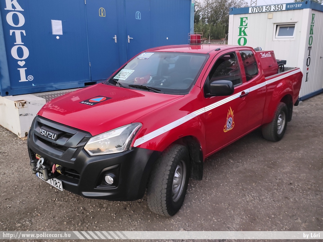 Isuzu D-Max, fotó: Lóri
Keywords: görög Görögország tűzoltó tűzoltóautó tűzoltóság Greece greek fire firetruck