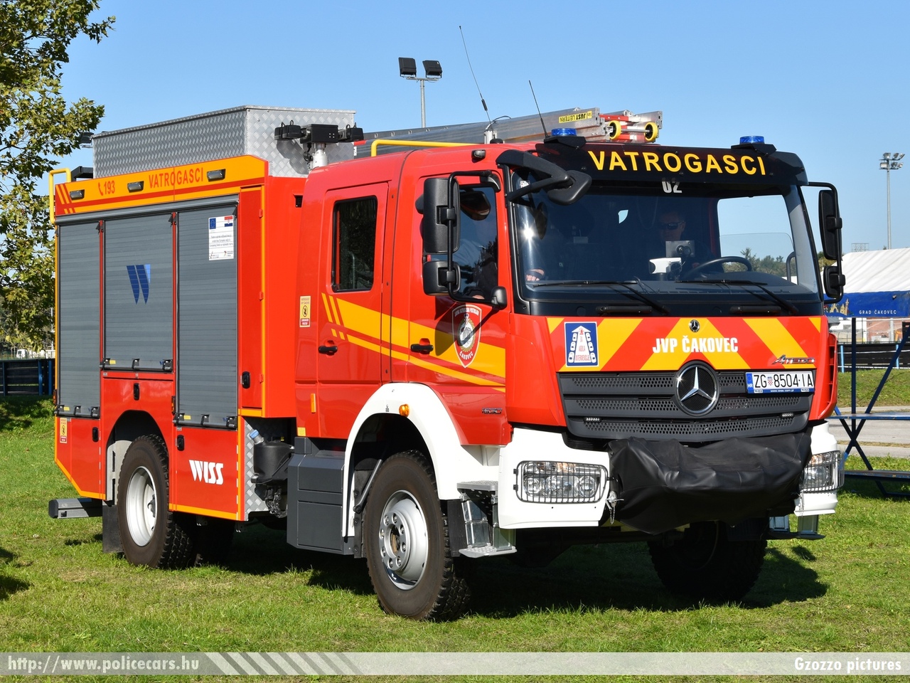 Mercedes Atego 1630 WISS, Javna Vatrogasna Postrojba Cakovec, fotó: Gzozzo pictures
Keywords: Horvátország tûzoltóság tûzoltóautó horvát Croatia croatian firefighter firetruck fire