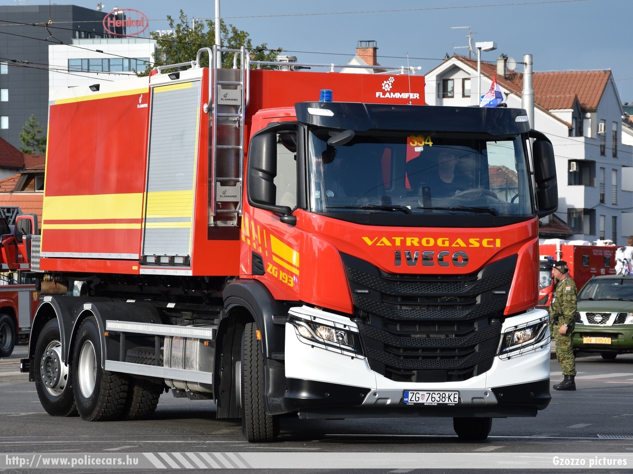 Iveco X-Way 460 Flammifer, Javna vatrogasna postrojba Grada Zagreba, fotó: Gzozzo pictures
Keywords: Horvátország tűzoltóság tűzoltóautó horvát Croatia croatian firefighter firetruck fire