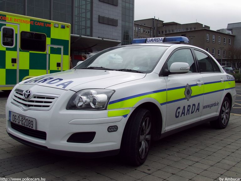 Toyota Avensis, fotó: Ambucar
Keywords: rendőr rendőrség rendőrautó ír Írország Garda 06-D-82089
